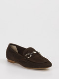 Konstantin Starke – Loafer aus Veloursleder Dunkelbraun