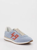 Ara – Sneaker aus Veloursleder Hellblau