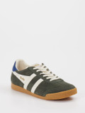 Gola – Retro-Sneaker aus Veloursleder Olivgrün