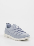 Ecco – Sneaker aus Textil in Pastellblau