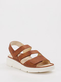 Ganter – Klettsandalen aus Kalbleder in Braun