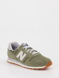 New Balance – Retro-Sneaker aus Veloursleder Olivgrün