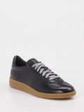 Santoni – Sneaker aus Kalbleder in Blau