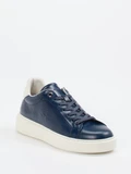 La Martina - Sneaker aus Kalbleder in blau
