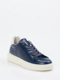 La Martina – Sneaker aus Kalbleder Dunkelblau