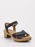 Gabor Comfort – Sandalen aus Kalbleder in Schwarz