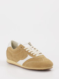 Philippe Model – Sneaker aus Veloursleder sandbeige