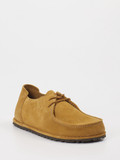 Birkenstock – Mokassin-Halbschuh aus Veloursleder Ocker