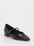 Konstantin Starke – Mary Jane Ballerinas aus Lammleder Schwarz