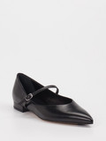 Konstantin Starke – Mary Jane Ballerinas aus Lammleder Schwarz
