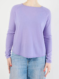 FLONA – Feinstrickpullover aus Strick in Flieder