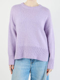 FLONA – Feinstrickpullover aus Wollmix in Flieder