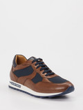 Galizio Torresi – Sneaker aus Kalbleder und Mesh braun