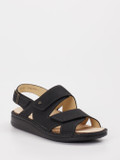Finn Comfort – Sandalen aus Kalbleder in Schwarz