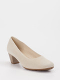 Gabor Comfort – Pumps aus Veloursleder beige