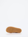 qnuffs – Klettschuh aus Veloursleder beigebraun