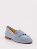Truman's – Loafer aus Veloursleder in Hellblau