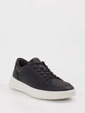 Ecco - Sneaker aus Kalbleder in schwarz