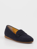 Truman's – Loafer aus Veloursleder Dunkelblau