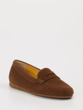 Truman's – Penny Loafer aus Veloursleder Braun