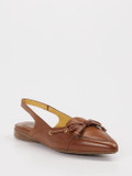Truman's – Slingback-Slipper aus Lammleder cognac