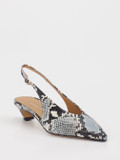 Konstantin Starke – Slingback-Pumps aus Leder Hellblau