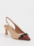 Konstantin Starke – Slingback-Pumps aus Lammleder Beige