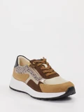 Gabor Comfort - Sneaker aus Velour/Leder in braun