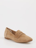 Konstantin Starke – Loafer aus Veloursleder sandbeige