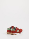 Naturino – Klett-Sneaker aus Veloursleder rot