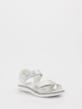 Primigi – Klettsandalette aus Metallic in Silber
