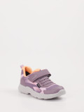 Superfit – Klettsneaker aus Textil in Fliederlila