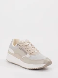 Waldläufer – Komfort-Sneaker aus Kalbleder Beige