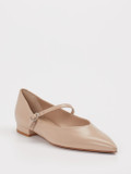 Konstantin Starke – Spangenpumps aus Lammleder beige