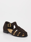 Marc O'Polo – Fischersandalen aus Veloursleder Braun
