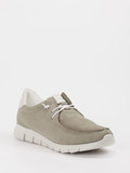 Sioux – Halbschuh aus Veloursleder steingrau