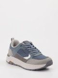 Camel Active – Sneaker aus Veloursleder und Textil blau