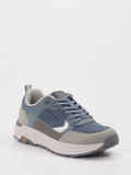 Camel Active – Sneaker aus Veloursleder und Textil blau