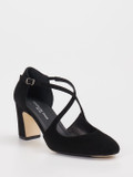 Konstantin Starke – Mary Jane Pumps aus Veloursleder schwarz