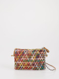 Allan K – Crossbody Bag aus Flechtleder Multicolor