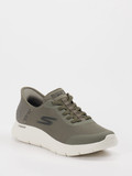 Skechers – Slip-On Sneaker aus Mesh und Synthetik