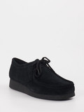 Clarks – Mokassin aus Veloursleder in Schwarz