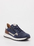 Cypres - Sneaker aus Velour/Textil in blau