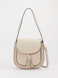 Marlon Firenze – Crossbody Bag aus Leder Cremebeige
