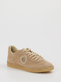 Blauer – Sneaker aus Velour/Leder sandbeige