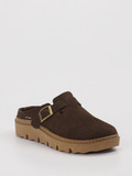Josef Seibel Relax – Pantolette aus Veloursleder braun