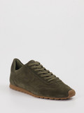 Lloyd – Low-Top Sneaker aus Veloursleder grün