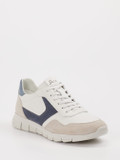 Sioux – Sneaker aus Velours/Leder in Weiß