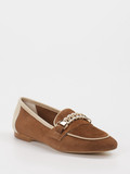 Konstantin Starke – Slipper aus Veloursleder braun