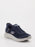 Skechers – Walking-Sneaker aus Textil blau